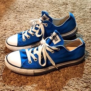 Bright Blue Converse 8